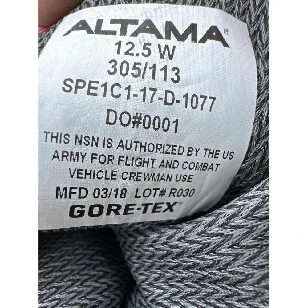 Altama Military Combat BootTan SPE1C1-17-D-1077 Men's Size 12.5W Left Boot NEW